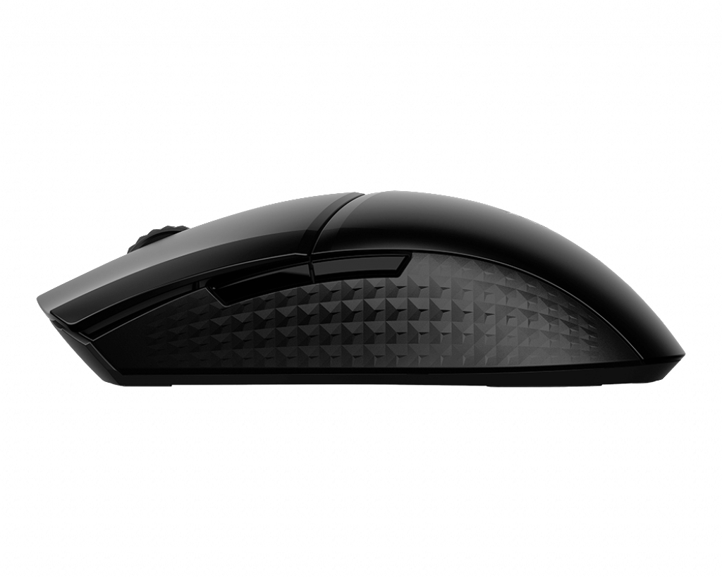 MSI Clutch GM41 Lightweight wireless Gaming Maus (kabellos, PAW-3370 Sensor, 400 - 6400 DPI, 6 Tasten, schwarz, RGB Logo)