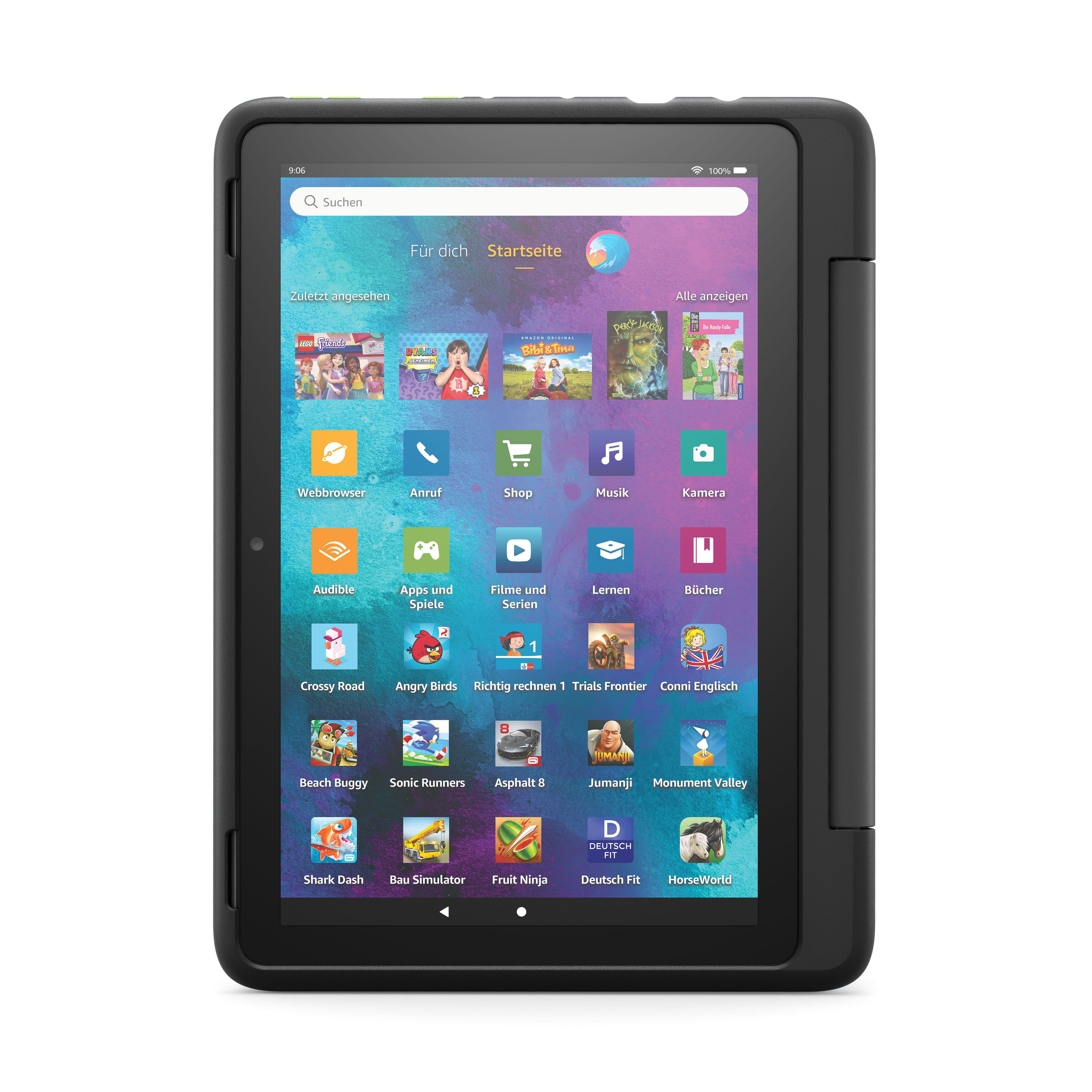 AMAZON FIRE HD 10 KIDS PRO, Tablet, 32 GB, 10,1 Zoll, Schwarz