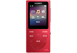 SONY NW-E 394 LR MP3 lejátszó 8 GB, piros