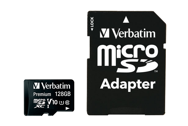 VERBATIM Premium microSDXC memóriakártya 128 GB adapterrel (44085)