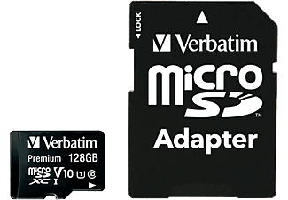 VERBATIM Premium microSDXC memóriakártya 128 GB adapterrel (44085)