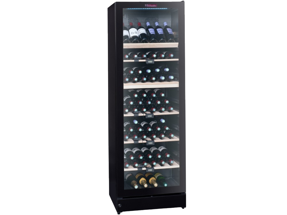 Vinoteca La Sommelière para 197 botellas vip196 compresor iluminación led de 5ºc a 22ºc negro