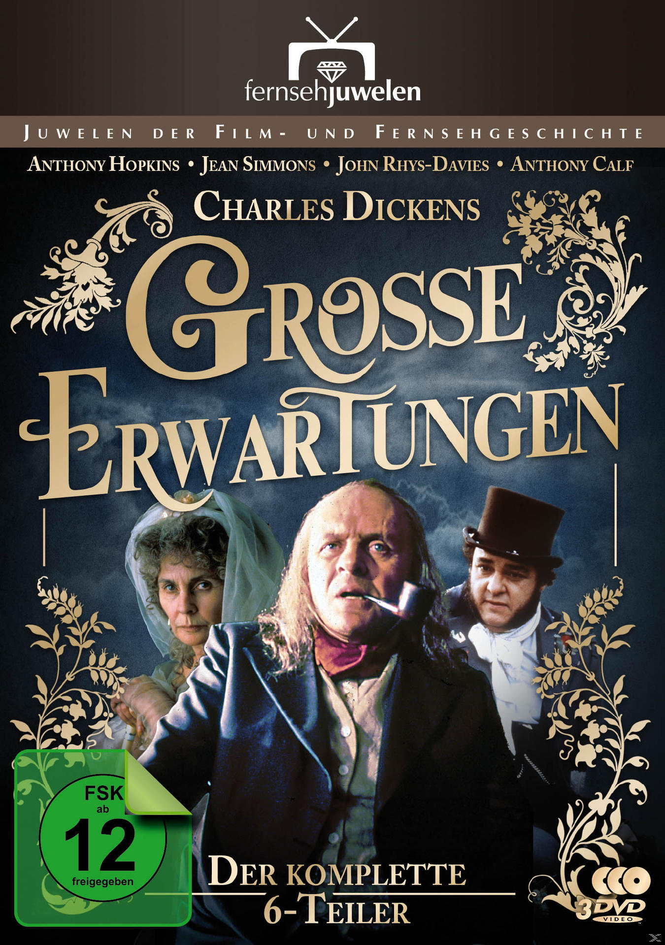 Ein DVD-Cover. Drei Personen sind auf dem Cover. Text auf Deutsch oben und unten. Grünes FSK-Logo.