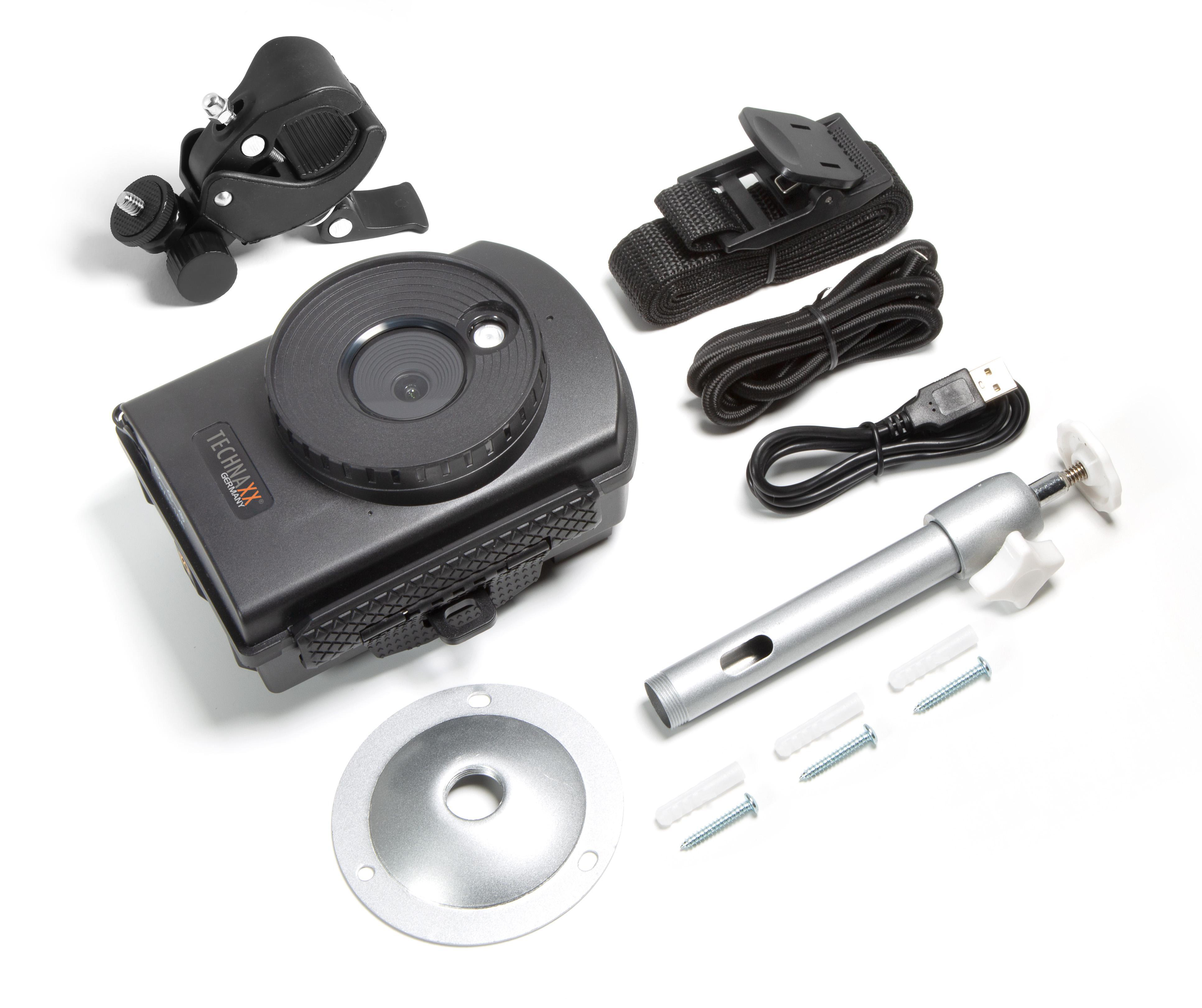 TECHNAXX TX-164 Zeitraffer Kamera Schwarz, - opt. Zoom, ja