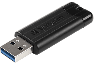 VERBATIM Pinstripe pendrive 32GB, fekete (49317)