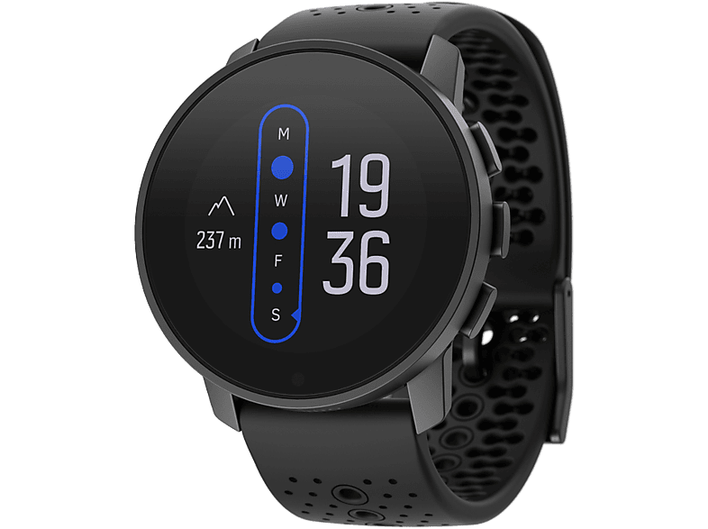 Reloj deportivo - Suunto 9 Peak All Black, 14 días, 80 Modos, Bluetooth, GPS, Resistente al agua, Negro