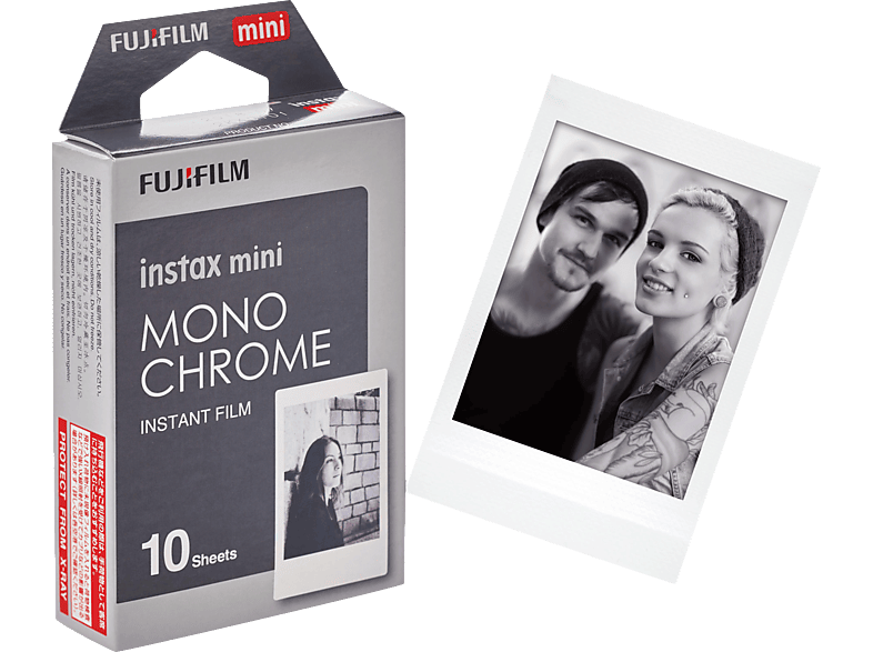 Film FUJIFILM Sofortbildfilm mini Monochrome instax