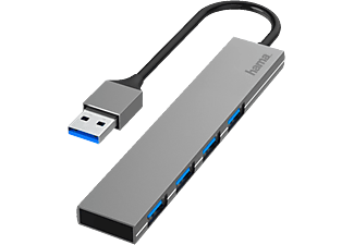 HAMA 200114 - Hub USB (Grigio)