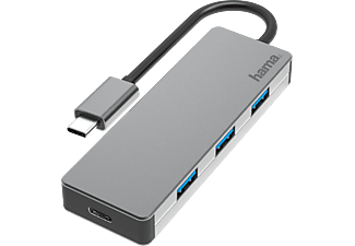 HAMA 200105 - Hub USB (Grigio)