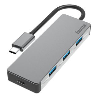 HAMA 200105 - USB-Hub (Grau)