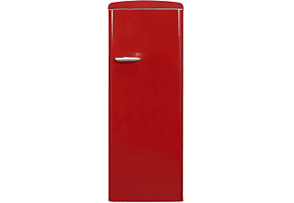EXQUISIT Retro Kühlschrank RKS325-V-H-160F Rot