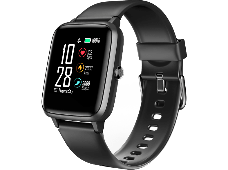 HAMA Fit Watch 5910 smartwatch Zwart (178606)