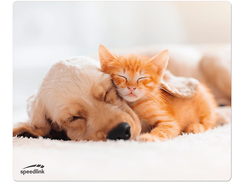 SPEEDLINK Silk - Dog & Cat Gaming Mousepad (Mehrfarbig)