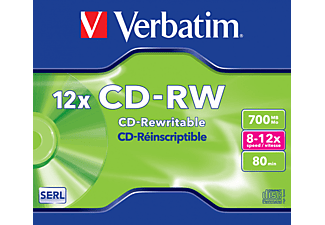 VERBATIM CD-RW újraírható lemez, 700 MB, 1 db (43148)