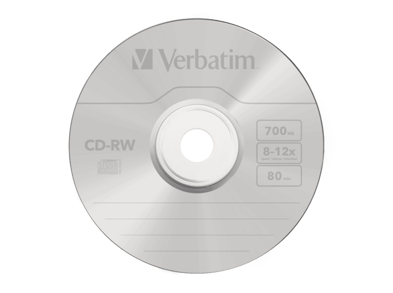 VERBATIM CD RW jra rhat lemez 700 MB 1 db 43148 MediaMarkt