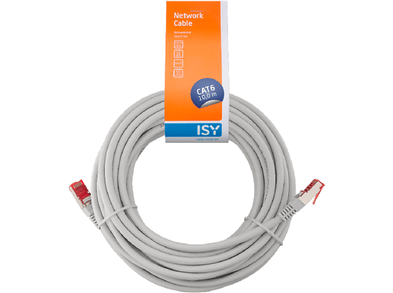 Cable de red ethernet 20 metros LAN STP RJ45 Cat.7 blanco