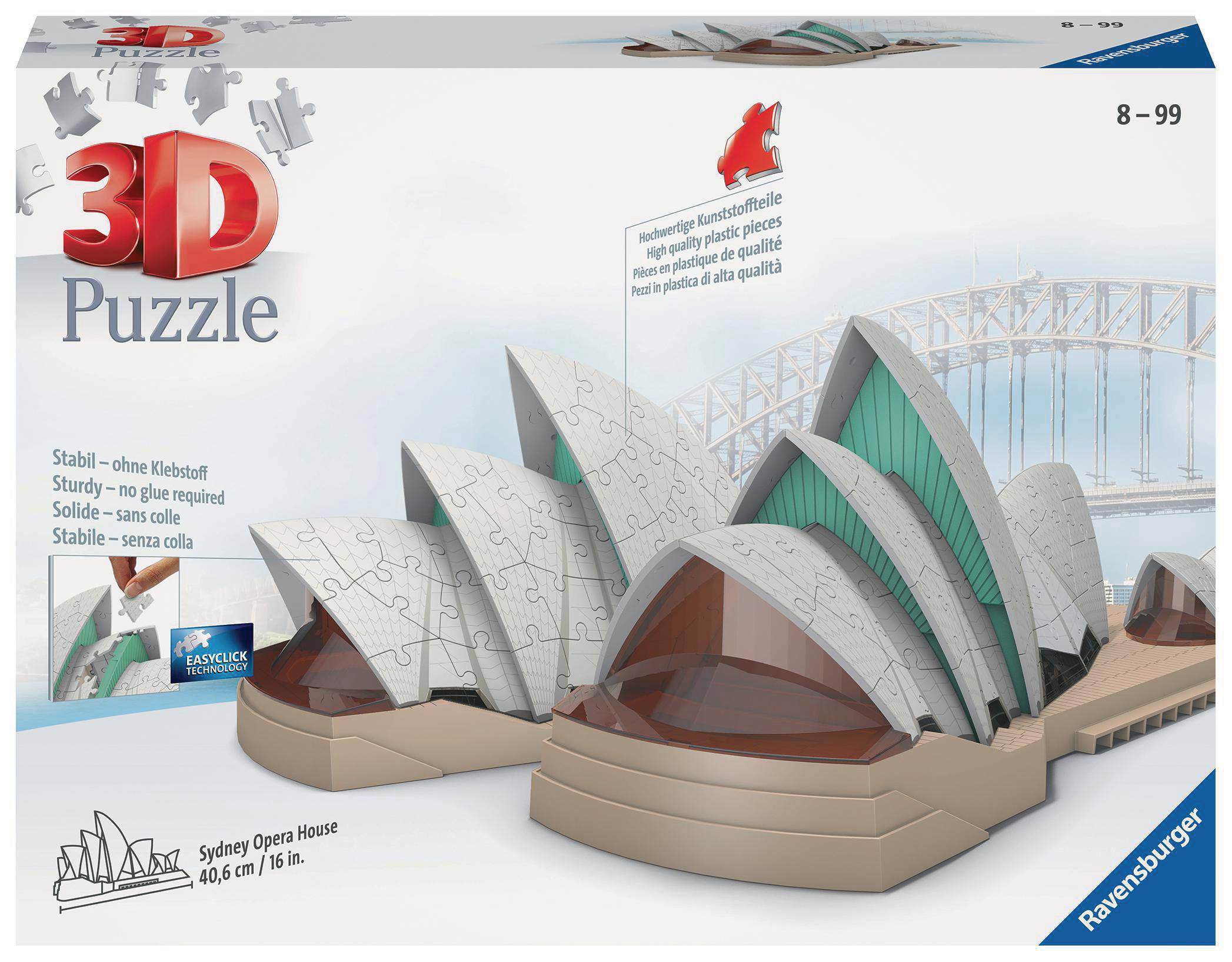 Mehrfarbig Opera Sydney 3D RAVENSBURGER House Puzzle