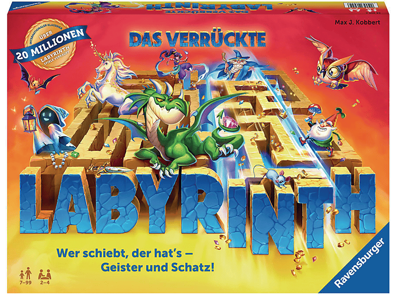 Thumbnail - RAVENSBURGER Das verrückte Labyrinth Familienspiele/Spielemagazine Mehrfarbig