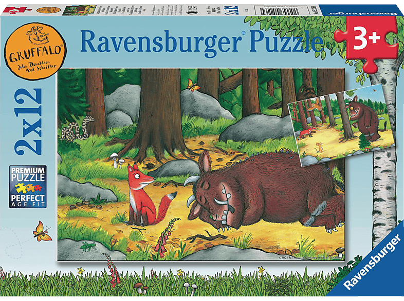 RAVENSBURGER Grüffelo und die Mehrfarbig Puzzle Tiere des Waldes