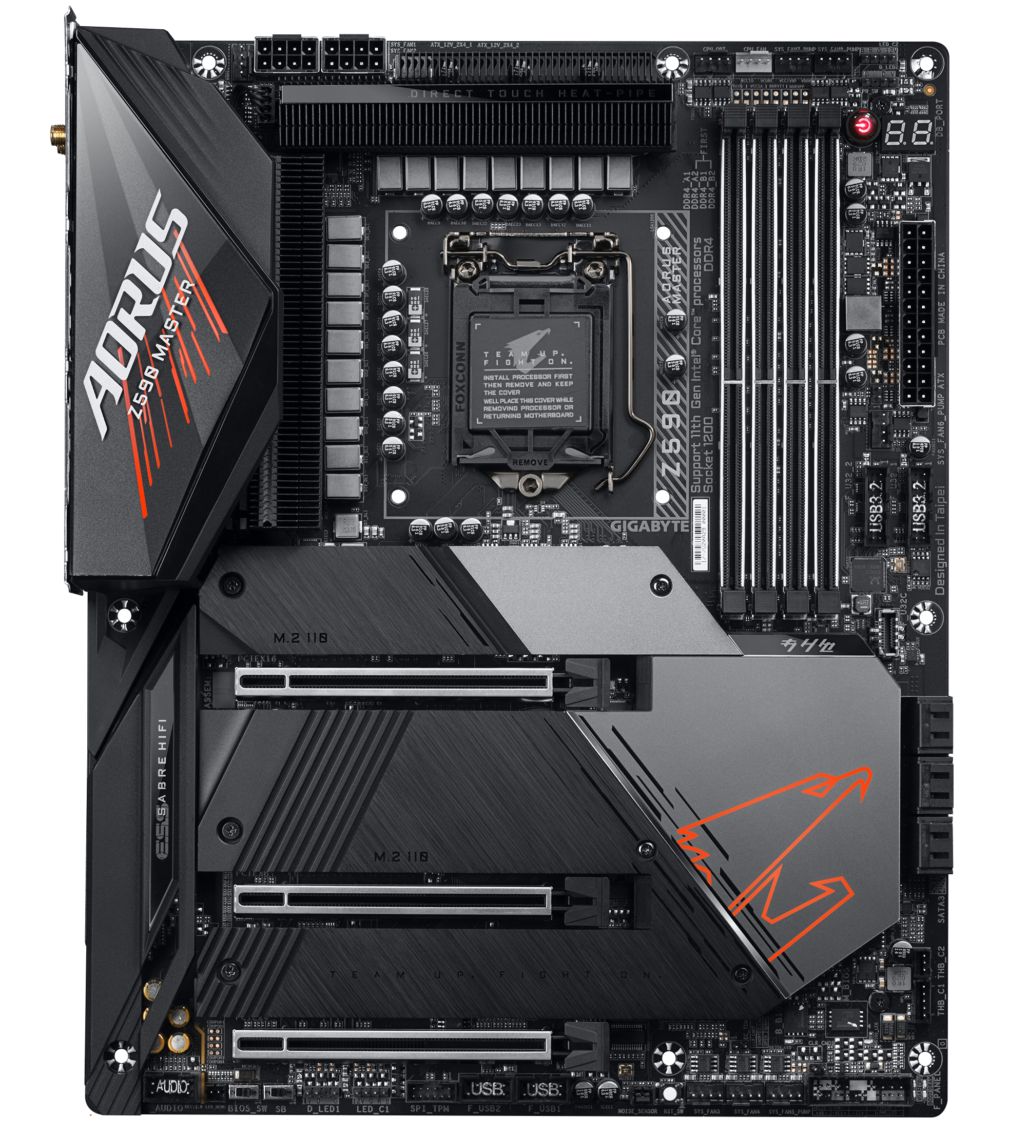 GIGABYTE Z590 AORUS MASTER Mainboard Mehrfarbig