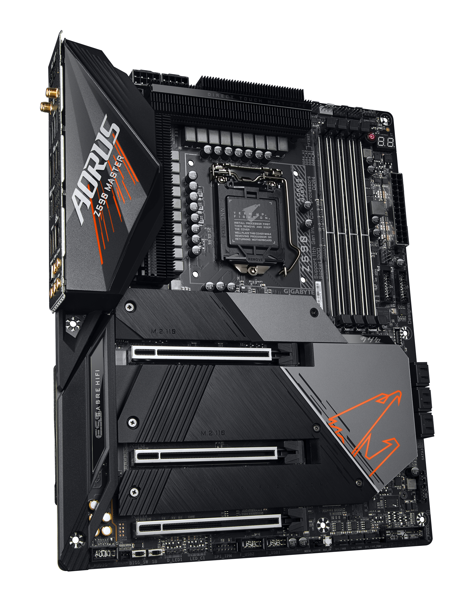 GIGABYTE Z590 AORUS MASTER Mainboard Mehrfarbig