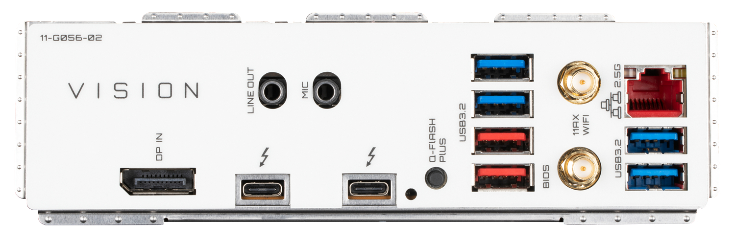 GIGABYTE Z590I VISION D Mainboard Mehrfarbig