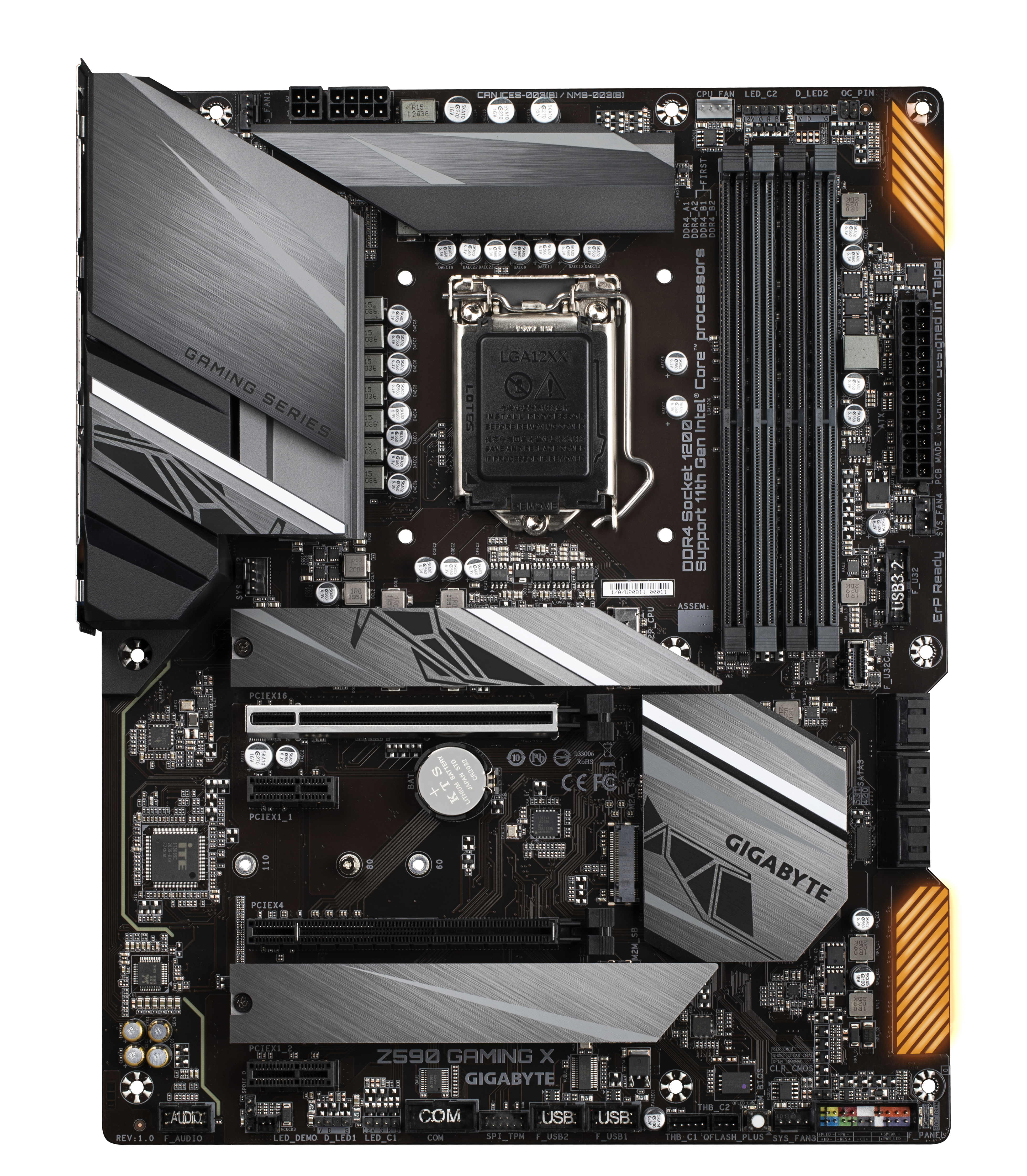 GIGABYTE Z590 GAMING X Mainboard Mehrfarbig
