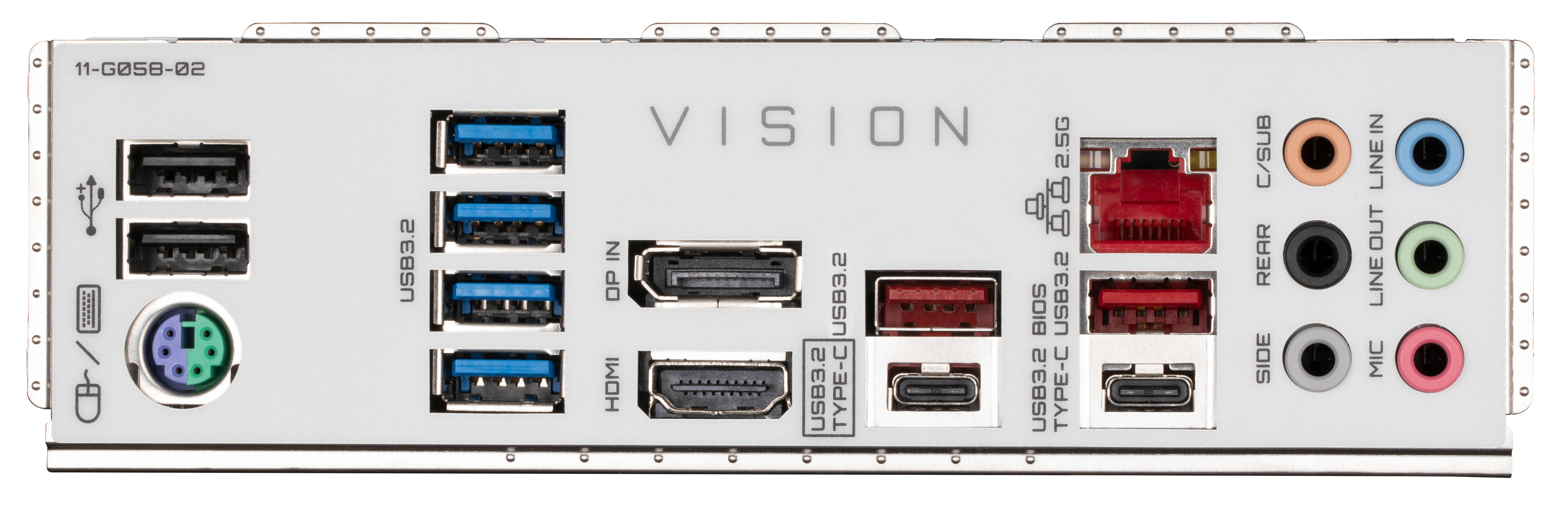 GIGABYTE Z590 VISION G Mainboard Mehrfarbig