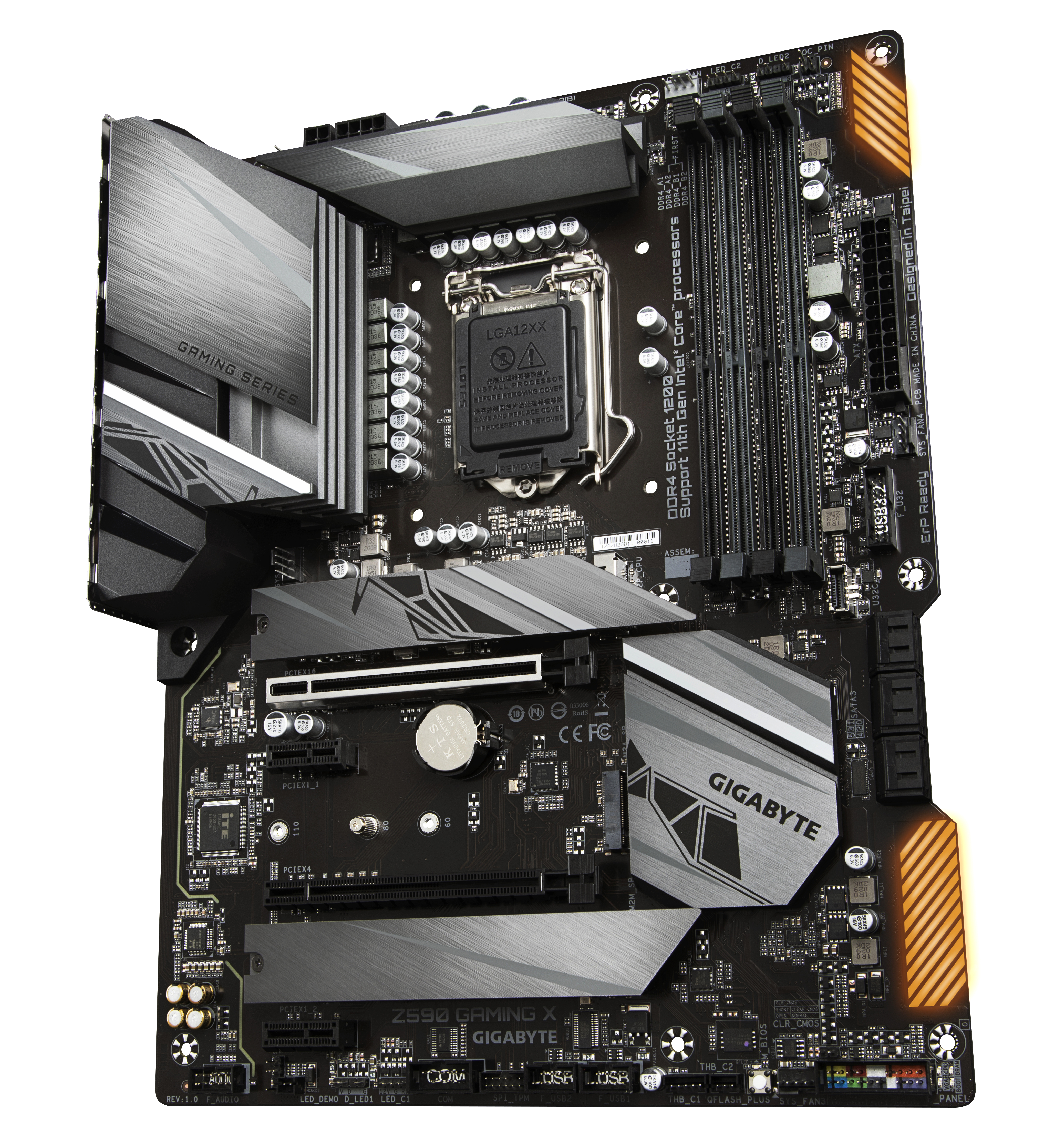 GIGABYTE Z590 GAMING X Mainboard Mehrfarbig