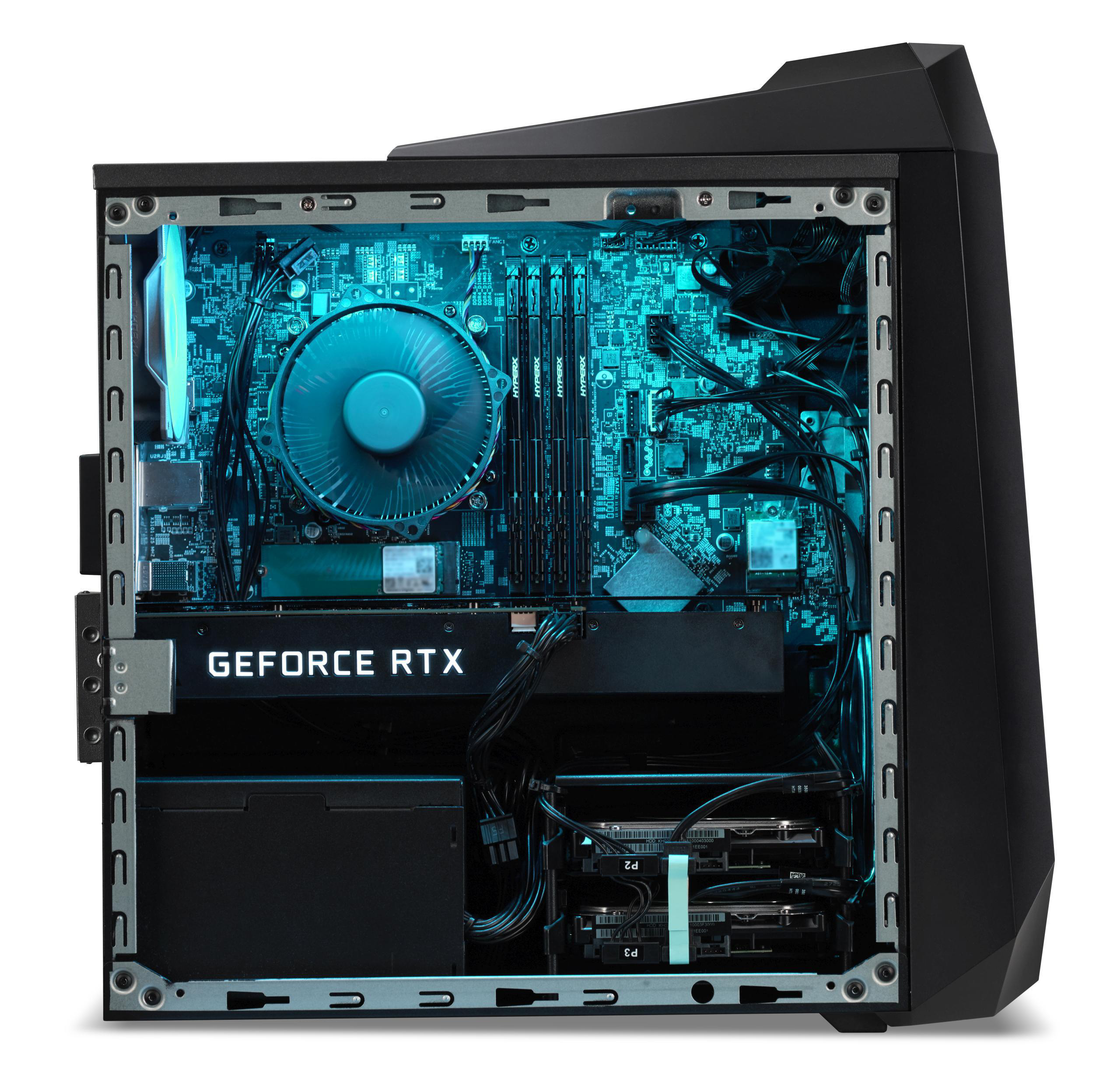 ACER Predator Orion 3000 (PO3-630) mit Seitenfenster - Intel® Core™ i7 i7-11700F - 16 GB - 1,024 GB - NVIDIA GeForce RTX™ 3060 Ti - Windows 10 Home (64 Bit)