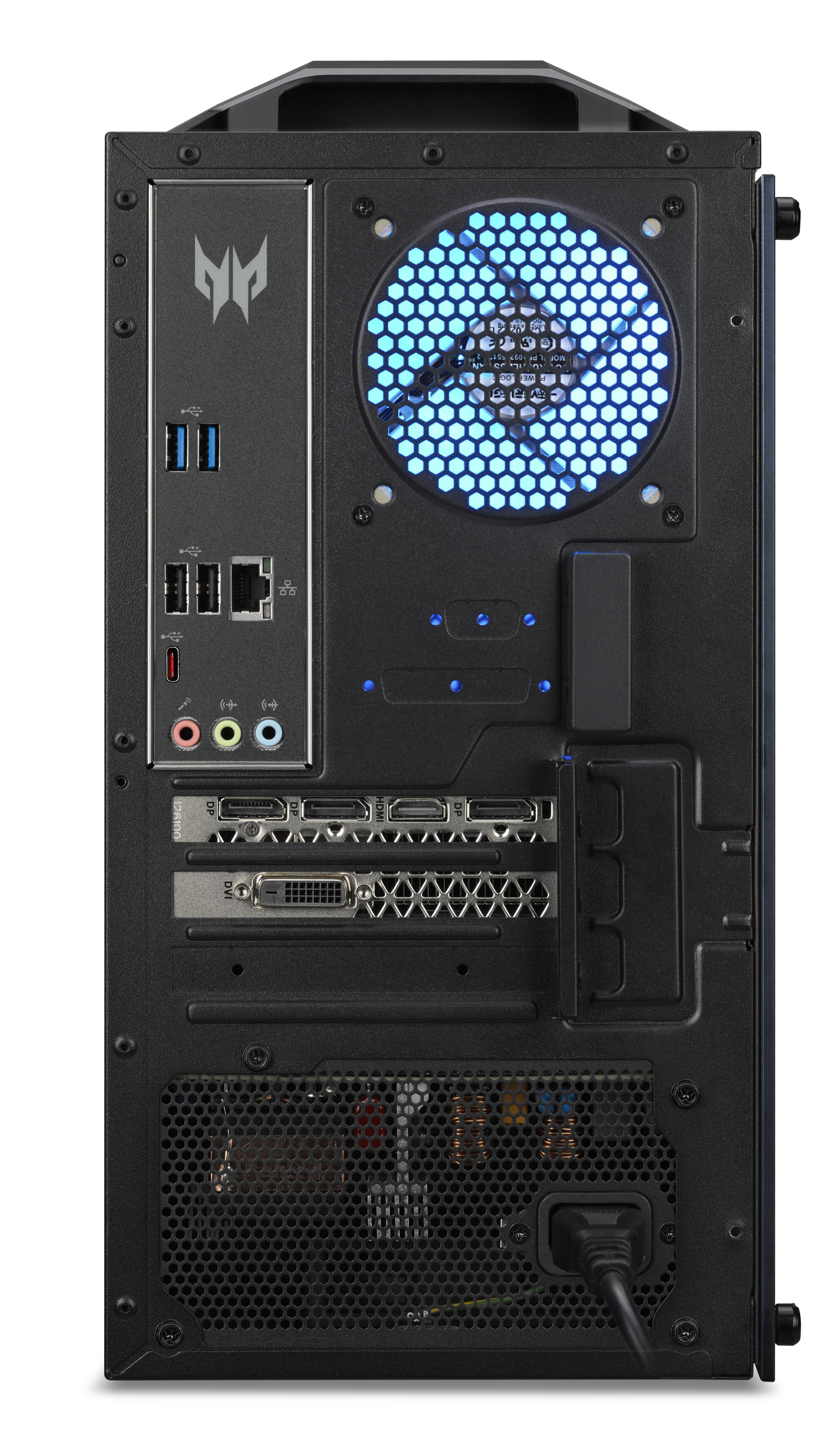 ACER Predator Orion 3000 (PO3-630) mit Seitenfenster - Intel® Core™ i7 i7-11700F - 16 GB - 1,024 GB - NVIDIA GeForce RTX™ 3060 Ti - Windows 10 Home (64 Bit)