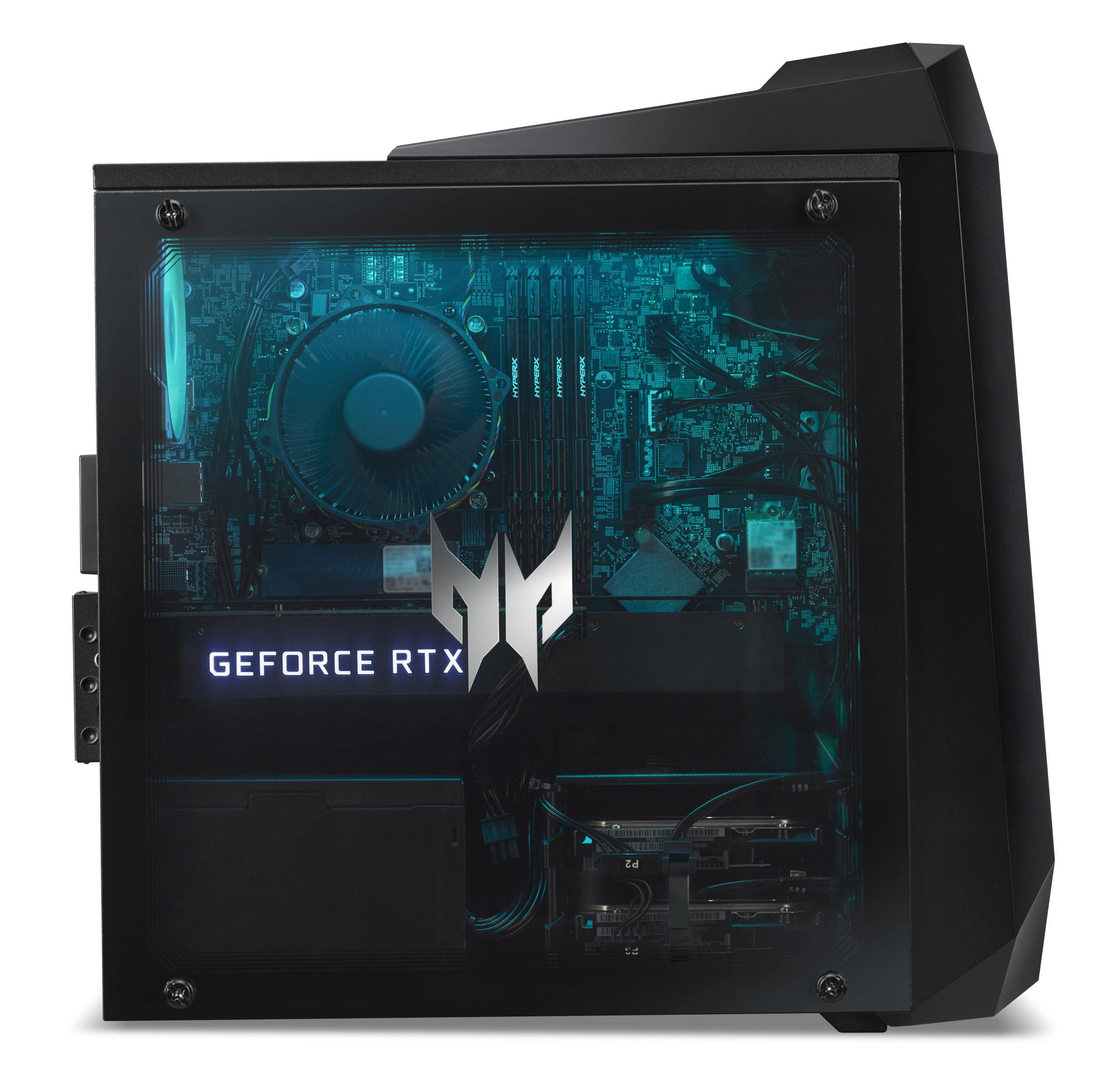 ACER Predator Orion 3000 (PO3-630) mit Seitenfenster - Intel® Core™ i7 i7-11700F - 16 GB - 1,024 GB - NVIDIA GeForce RTX™ 3060 Ti - Windows 10 Home (64 Bit)