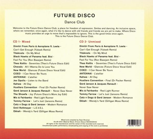 VARIOUS - Future Disco Dance Club  - (CD)