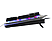 SPEEDLINK SL-670006-BK Lunera Rainbow - Tastiera da gioco, Nero