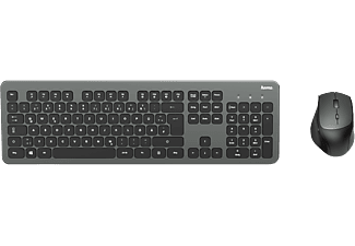 HAMA KMW-700 - Kabellose Tastatur und Maus (Schwarz/Grau)