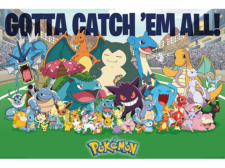 EYE Pokémon all! Favorites Gotta GB catch Poster \'em