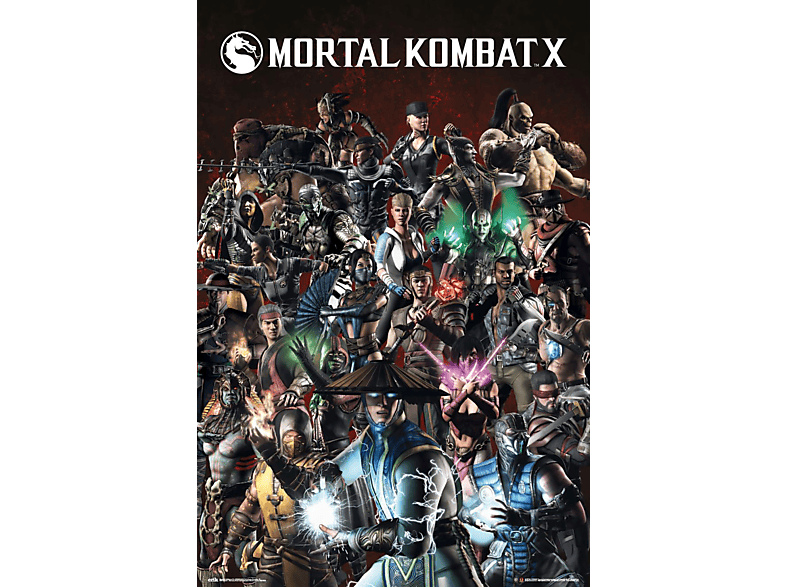 GRUPO ERIK EDITORES Mortal Kombat X Group  Poster