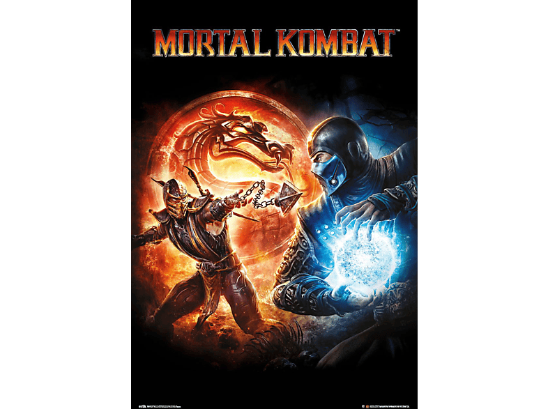 GRUPO ERIK EDITORES Mortal Ninjas Kombat Poster 9 Dragon