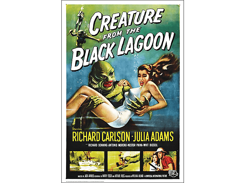 from Black Poster Creature STUDIO Filmplakat the US Lagoon, B