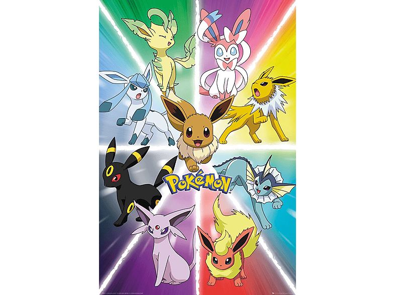 GB EYE Pokémon Eevee Evolution Poster | Anime