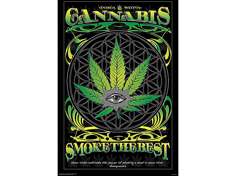 POSTERSERVICE Cannabis Smoke the Best  Poster