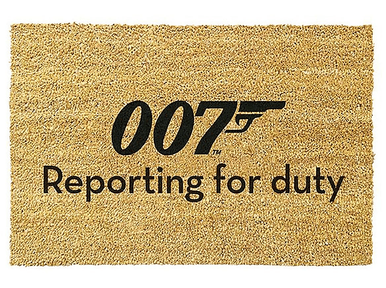 INTERNATIONAL PYRAMID Fußmatte 007 Duty Reporting for Bond James