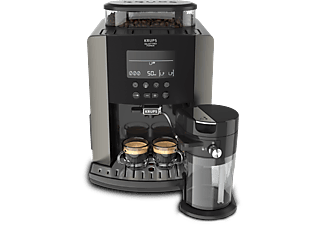 KRUPS Arabica Latte EA819E10 Automata presszókávéfőző, fekete - ezüst