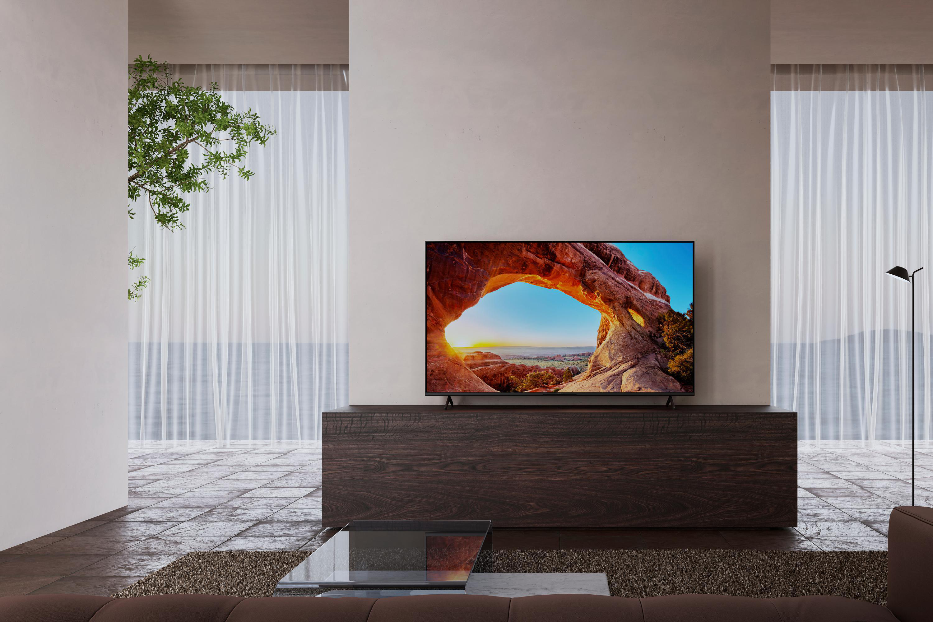 4K, (Flat, TV TV) KD-50X85J Google / SONY UHD cm, LED 50 126 TV, Zoll SMART