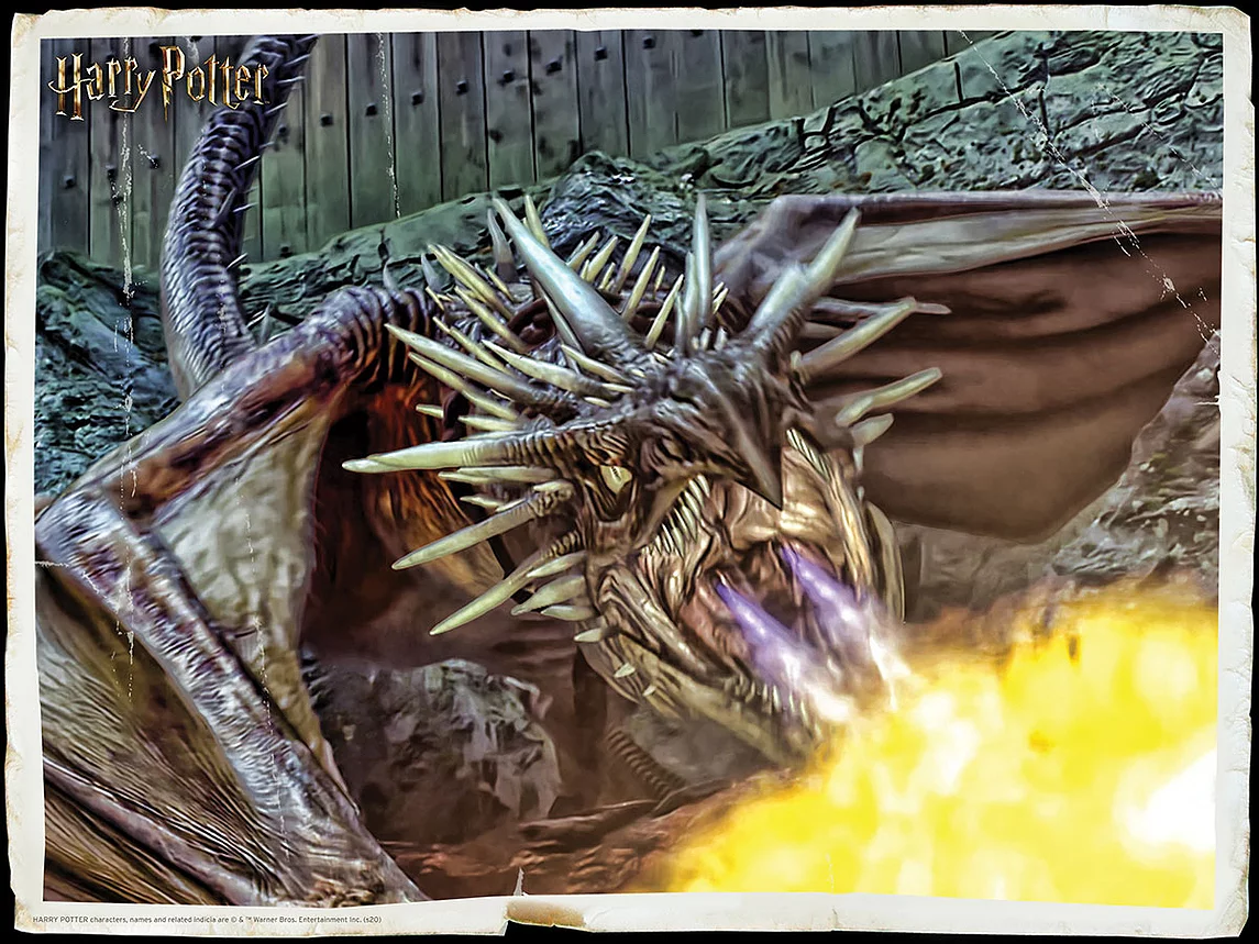 PRIME 3D Harry Potter : Dragon - 3D - Puzzle lenticulaire (Multicolore)