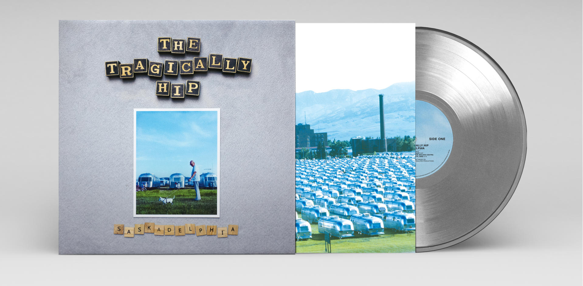 The Tragically Hip Albumcover, mit Foto und dem Namen der Band.