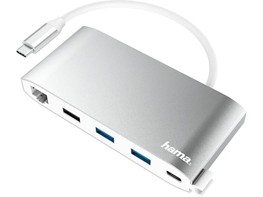 HAMA 200111 - Adaptateur multiport USB-C (Gris)