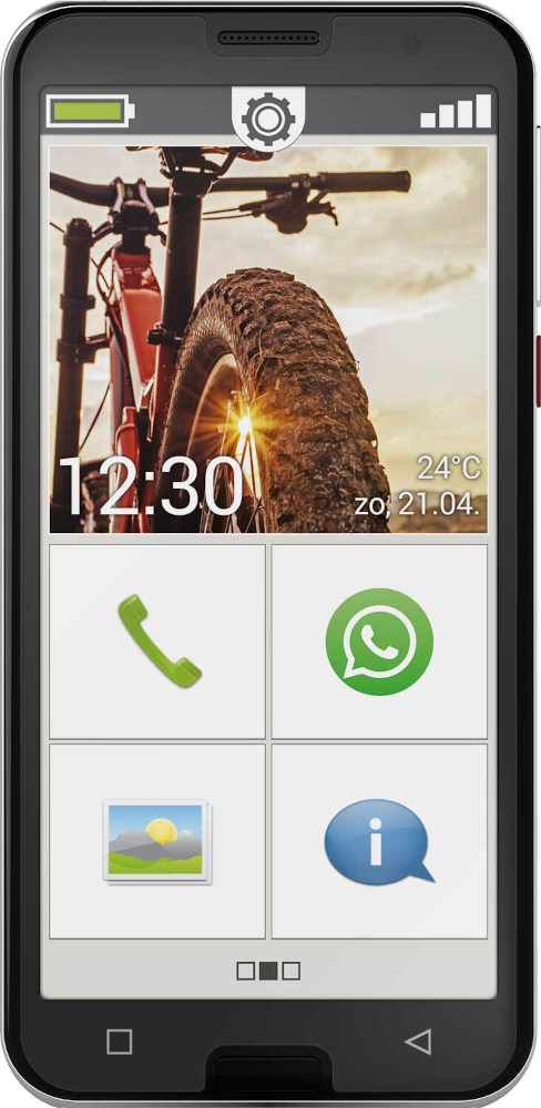 EMPORIA Smartphone Smart.5 32 GB Noir (S5_001_FRNL)