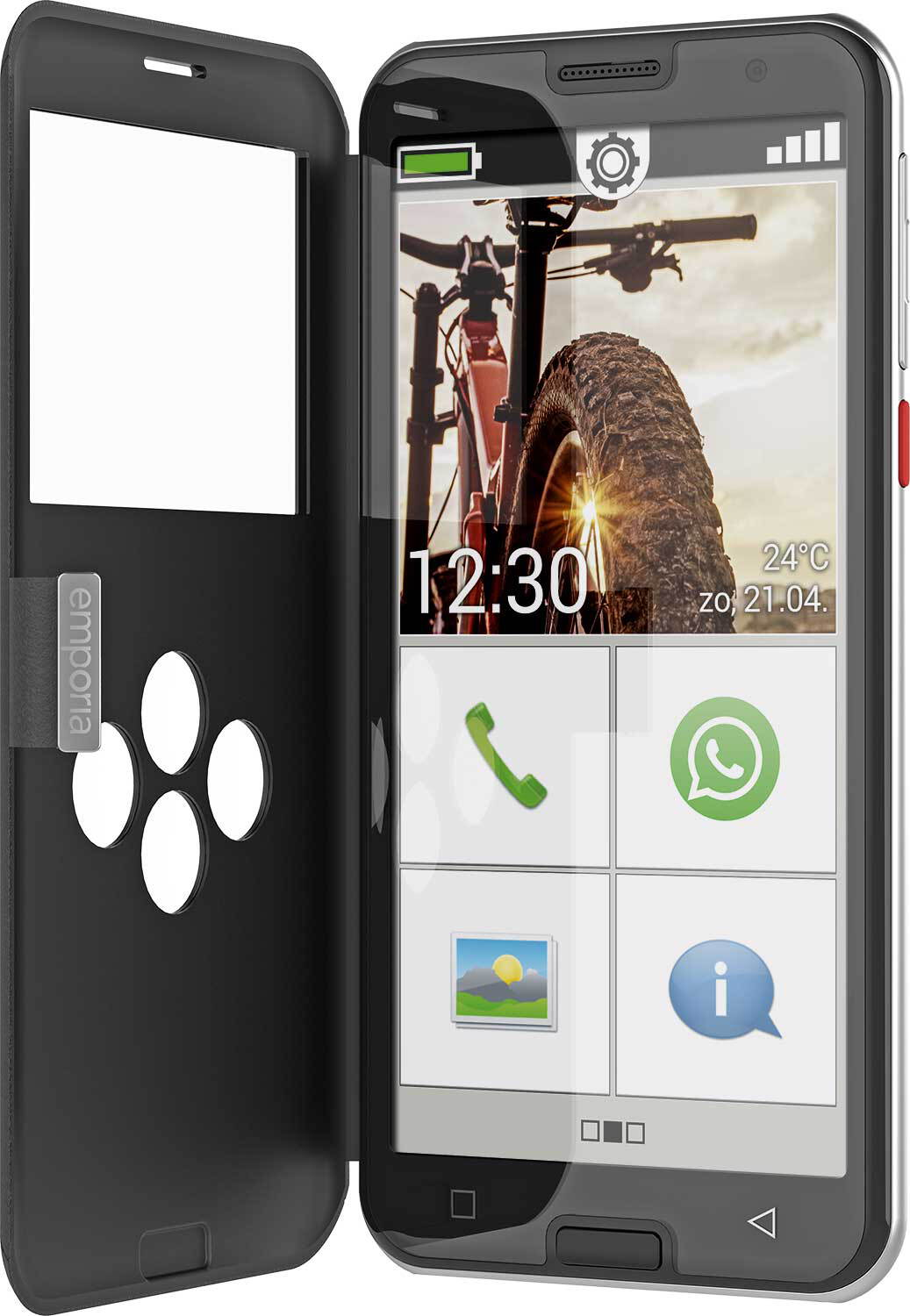 EMPORIA Smartphone Smart.5 32 GB Noir (S5_001_FRNL)