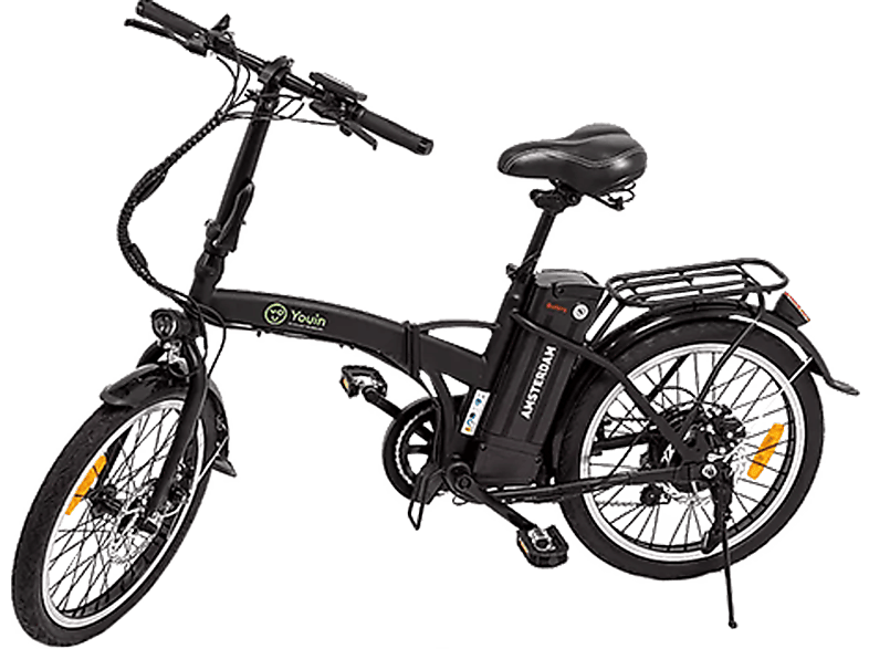 Bicicleta eléctrica Moma Bikes Plegable, Urbana EBIKE-20 .2, Alu